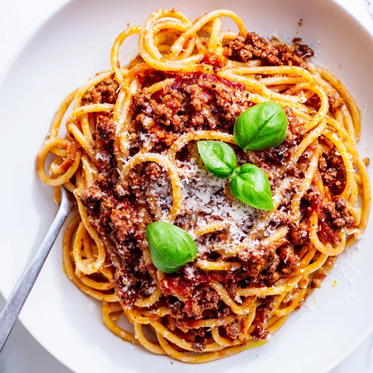 Saucy The Bear Spaghetti in a rustic bowl, ready to serve with grated cheese and olive oil.