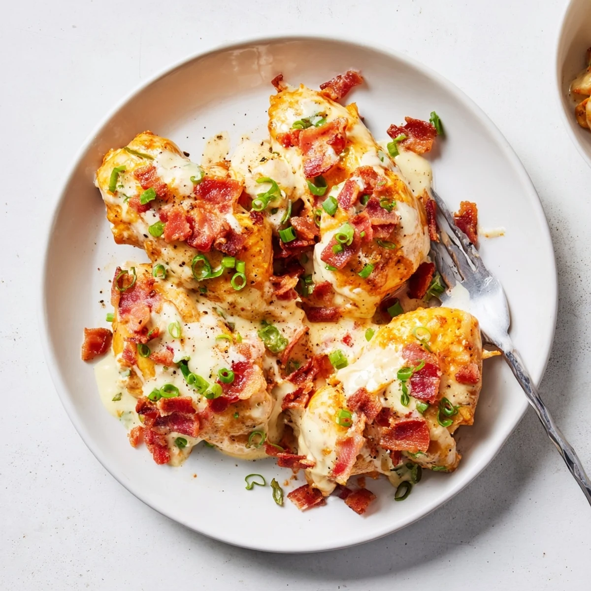 Tender chicken breasts smothered in rich cheese sauce for this indulgent Crockpot Million Dollar Chicken