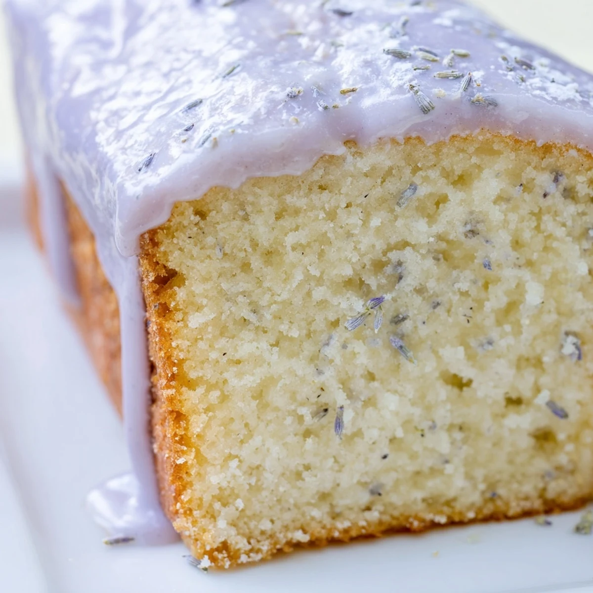 Elegant lavender cake layered with sweet citrus glaze for spring celebrations