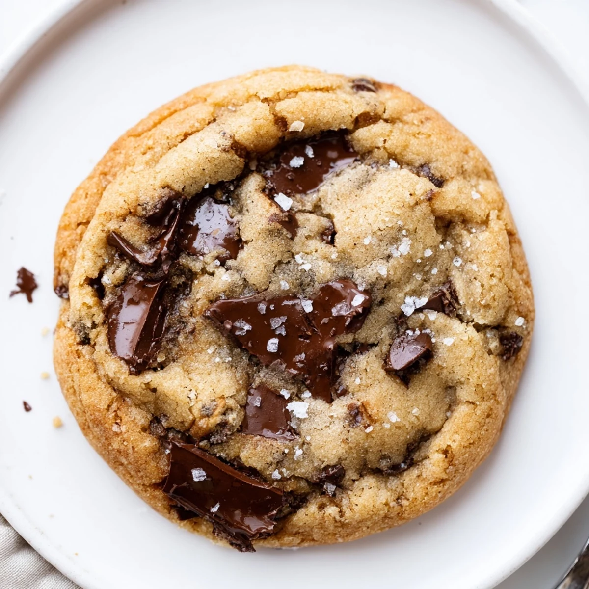 Stack of Chocolate Chip Cookies with glass of cold milk, soft texture