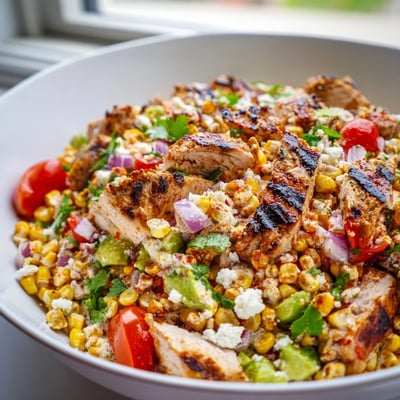 High Protein Chicken Street Corn